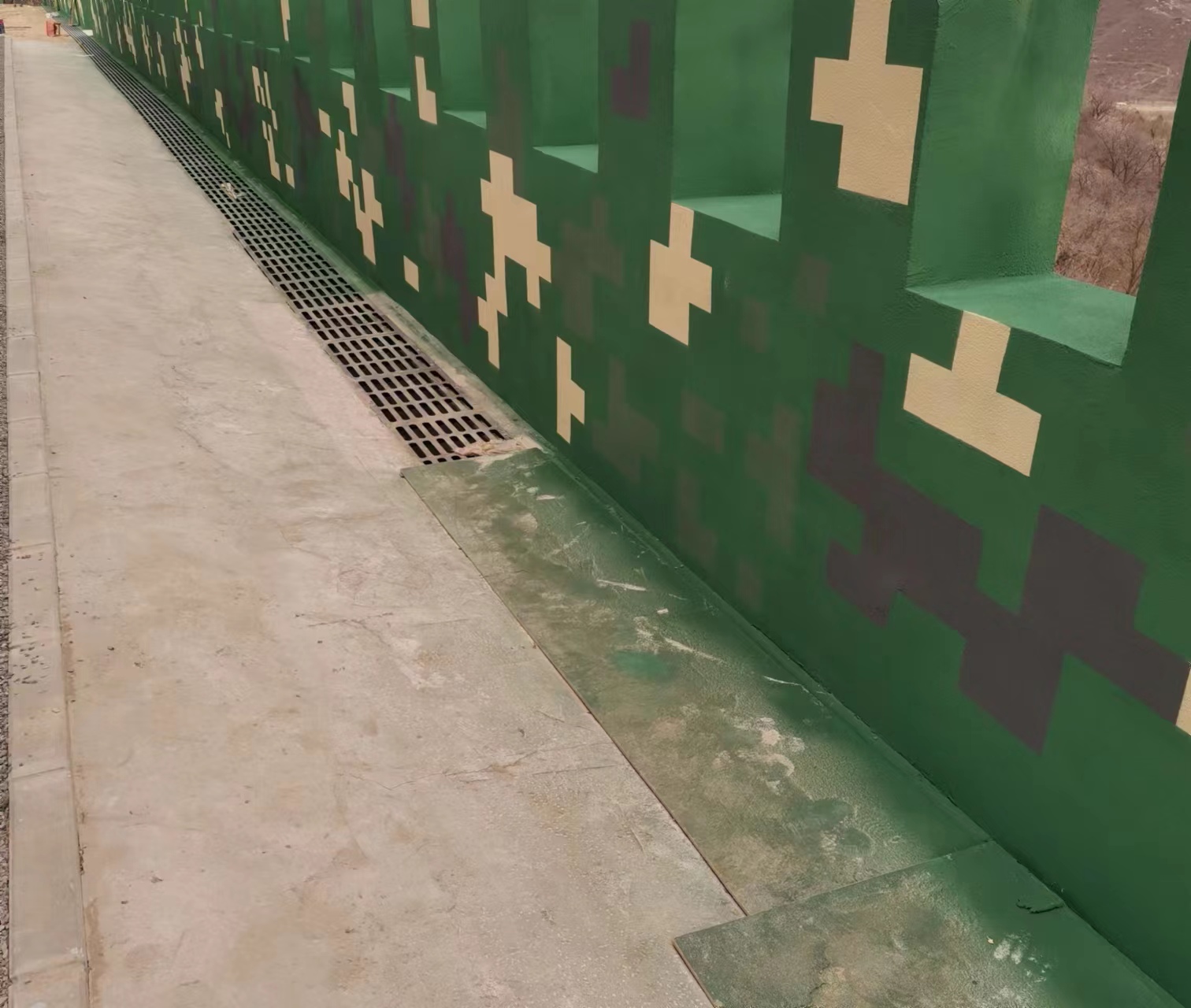 南平围墙迷彩喷涂,数迷彩漆