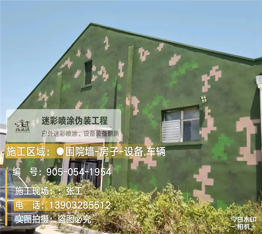 南平外墙数码迷彩漆施工报价清单（100㎡标准墙面测算）